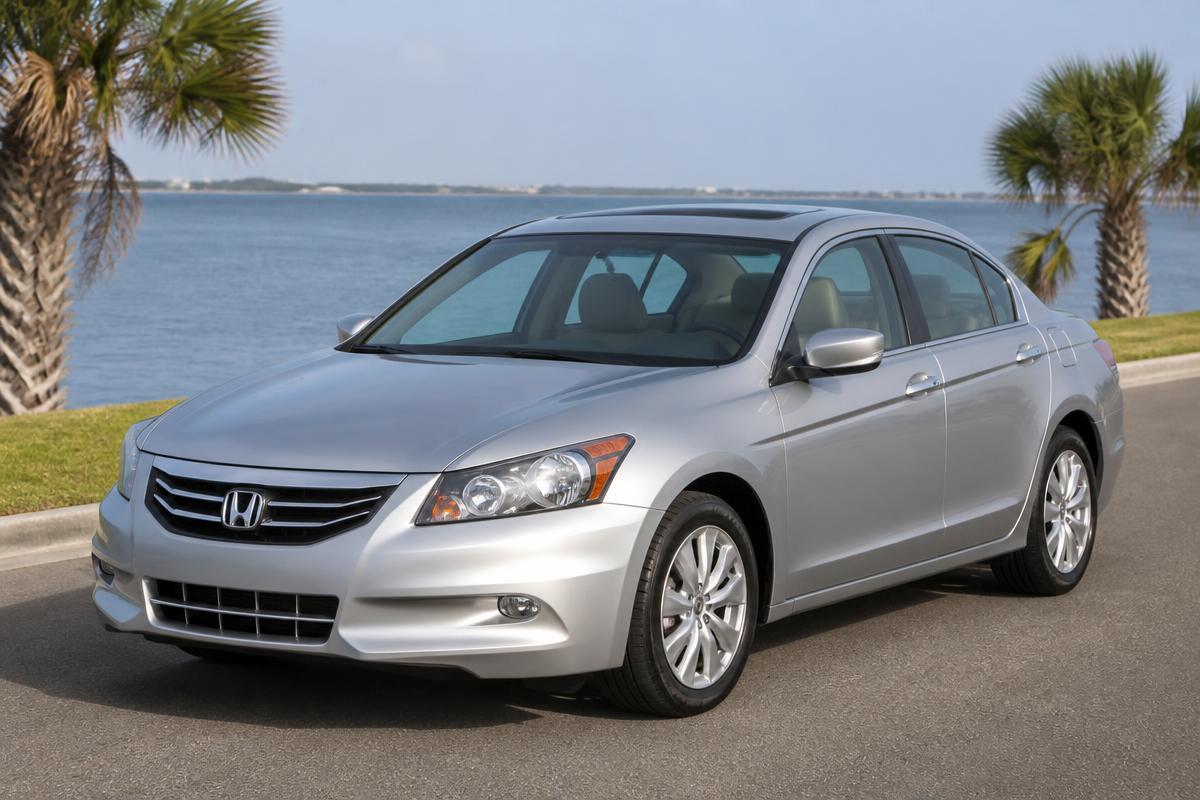 Silver / Gray 2012 Honda Accord EX-L V6