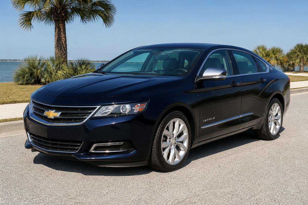 Black / Dark Blue 2014 Chevy Impala LT