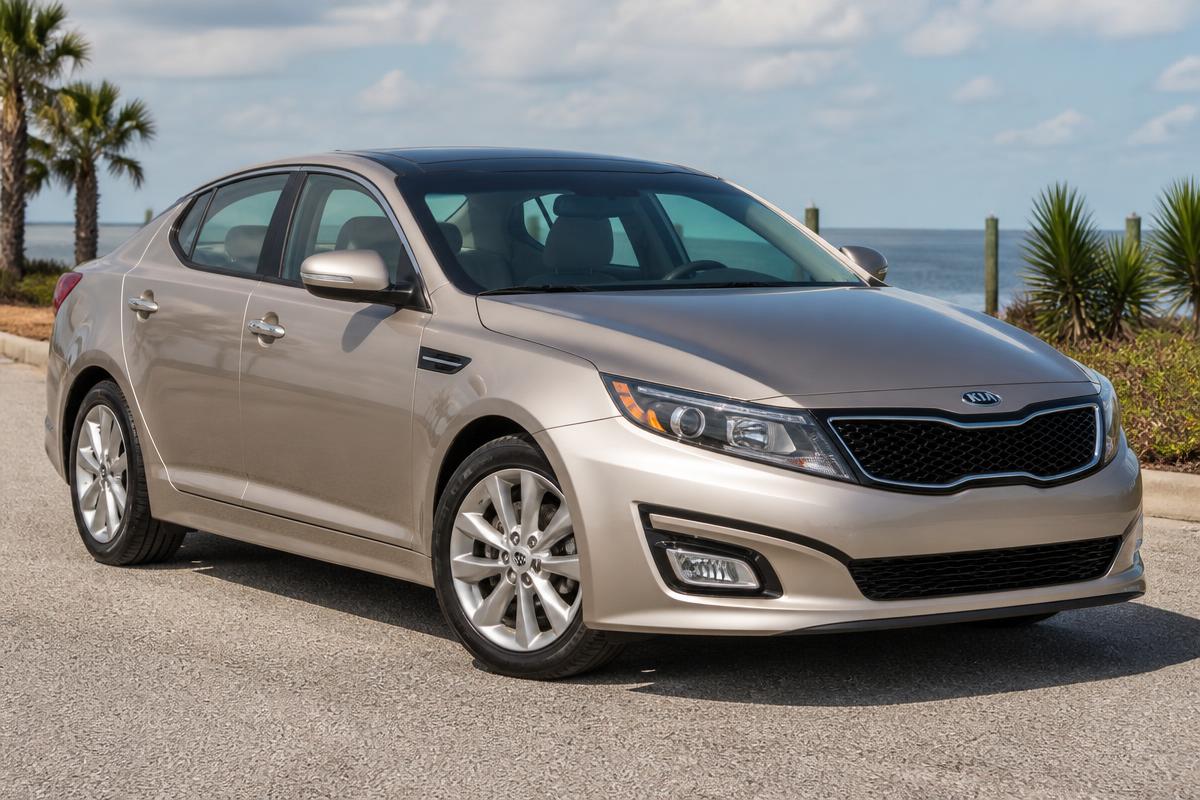 Gold / Champagne / Tan 2015 Kia Optima EX